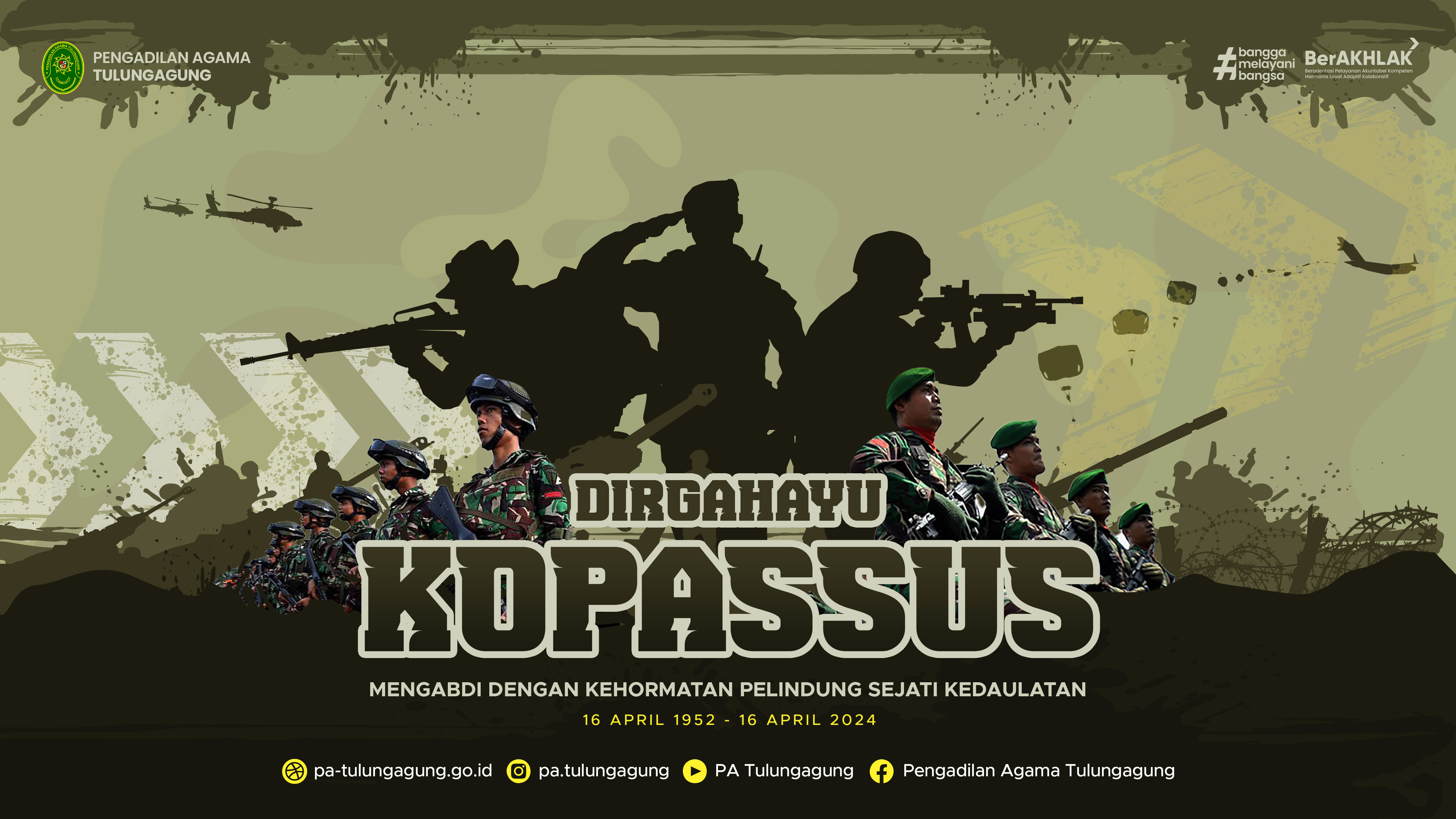 Dirgahayu Kopassus | 16 April 2024