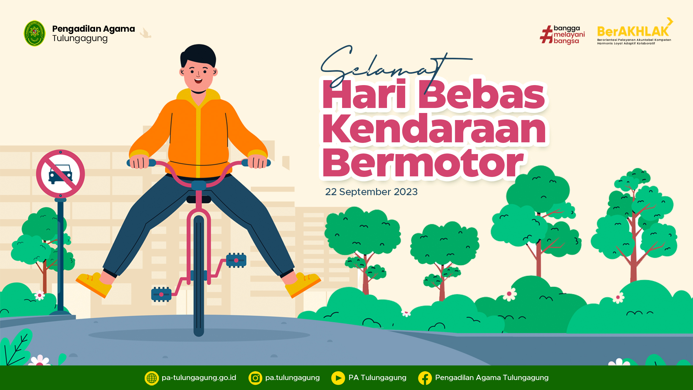 Selamat Hari Bebas Kendaraan Bermotor I 22 September 2023